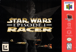 Star Wars Episode I: Racer box art for Nintendo 64